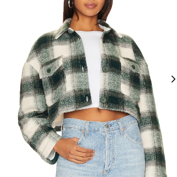 ROXY CROPPED SHACKET - Picture 1 of 5